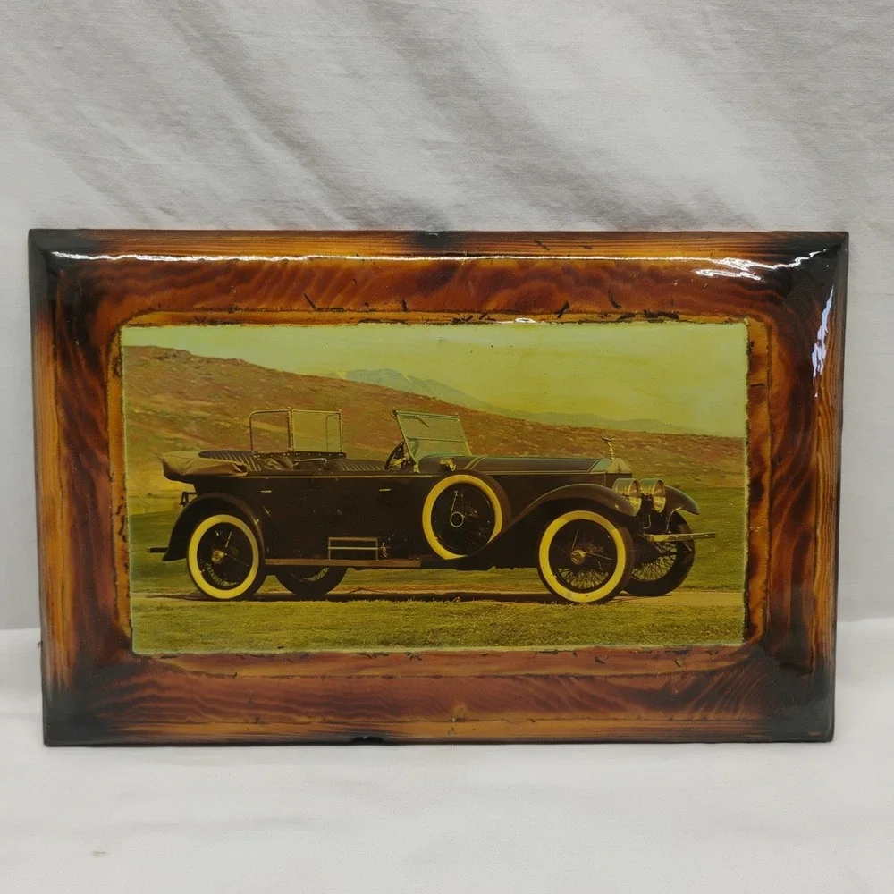 Pinheiro Crafts 1923 Rolls Royce Pall Mall Phaeton Car Wooden Sign Plaque 11